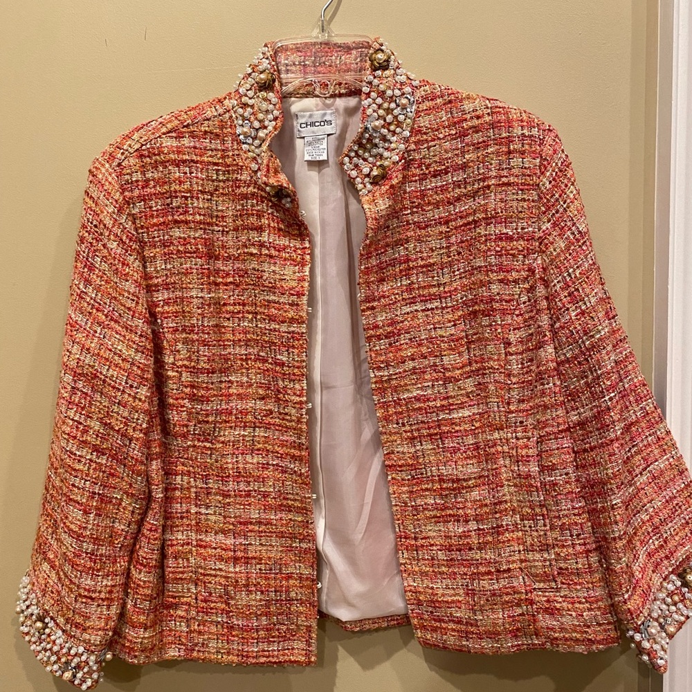 Chico’s beaded jacket